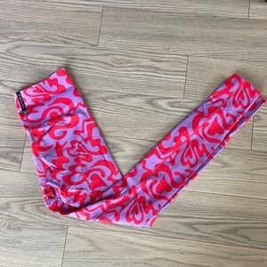 Savage x Fenty heart patterned leggings